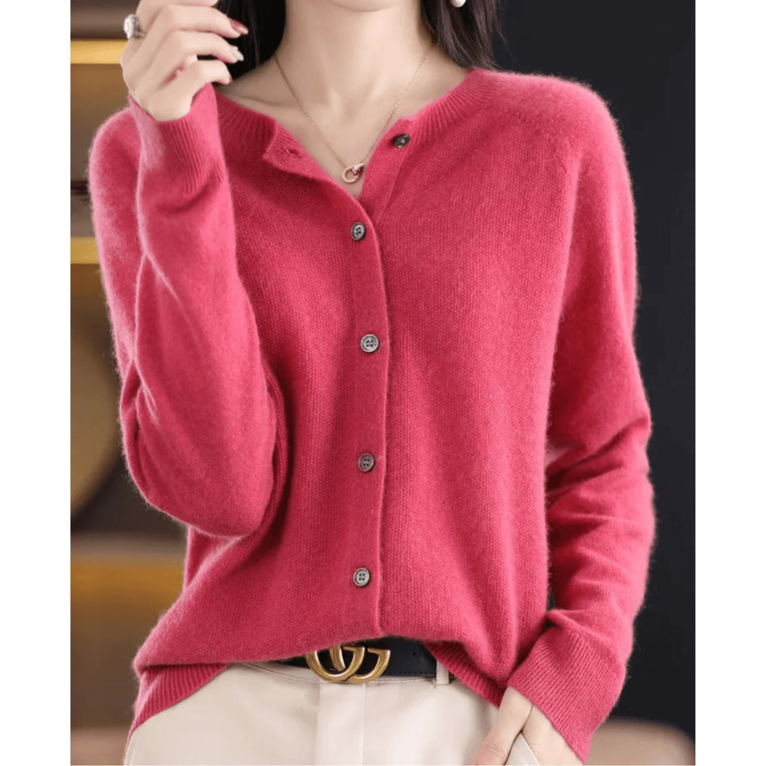Sola Damen Strickjacke | Weicher Baumwollstrick, Vielseitig und Bequem 0