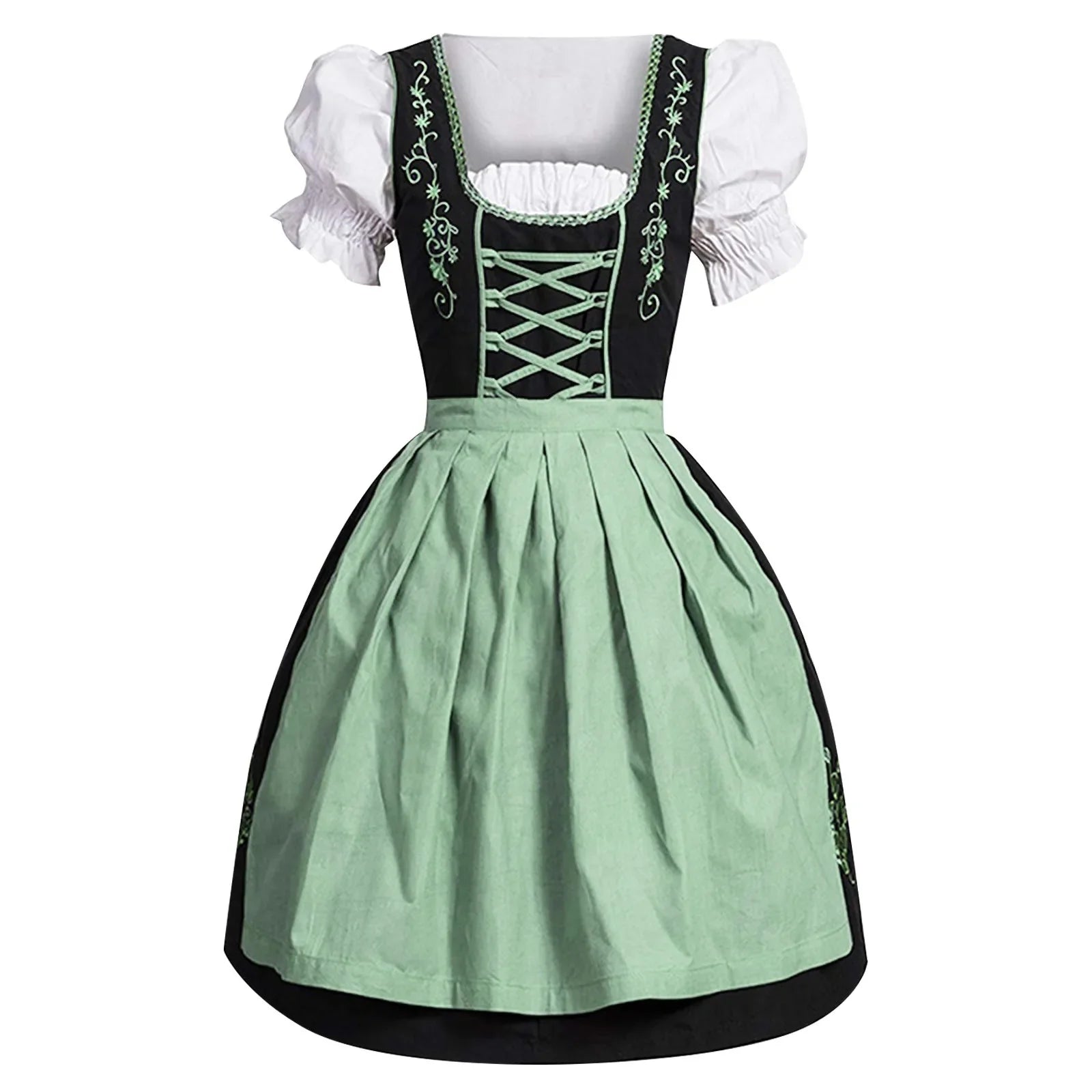 Ayla Damen Trachtenkleid | Modernes Dirndl mit Ausgefallenem Ausschnitt 1