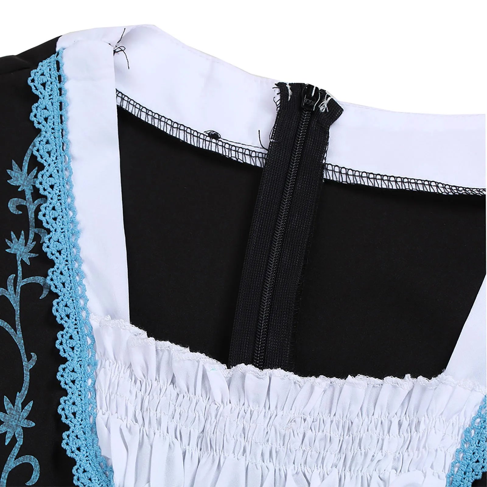 Ayla Damen Trachtenkleid | Modernes Dirndl mit Ausgefallenem Ausschnitt 5