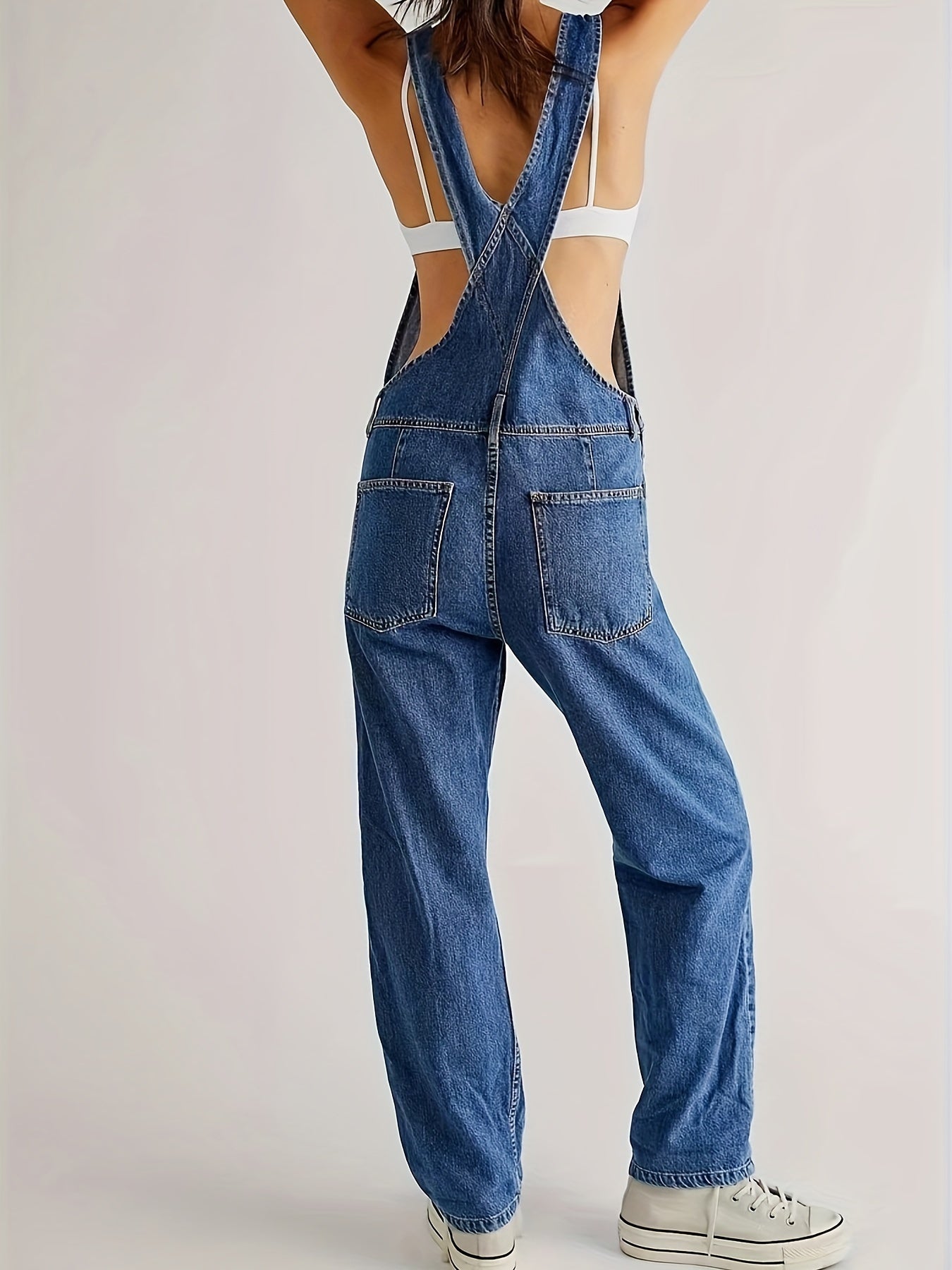 Celia Damen Jumpsuit | Bequem und Modern, Denim, Weiß oder Schwarz 6