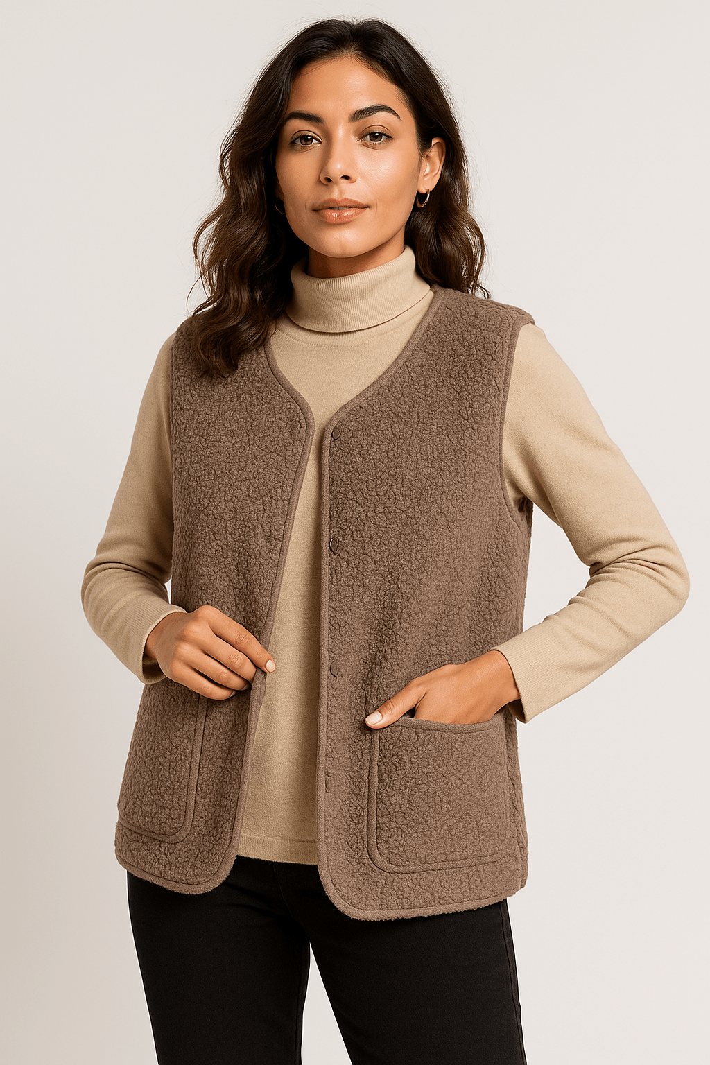 Dione Damen Weste | Ultraweiches Plüsch, Vielseitig und Elegant 3