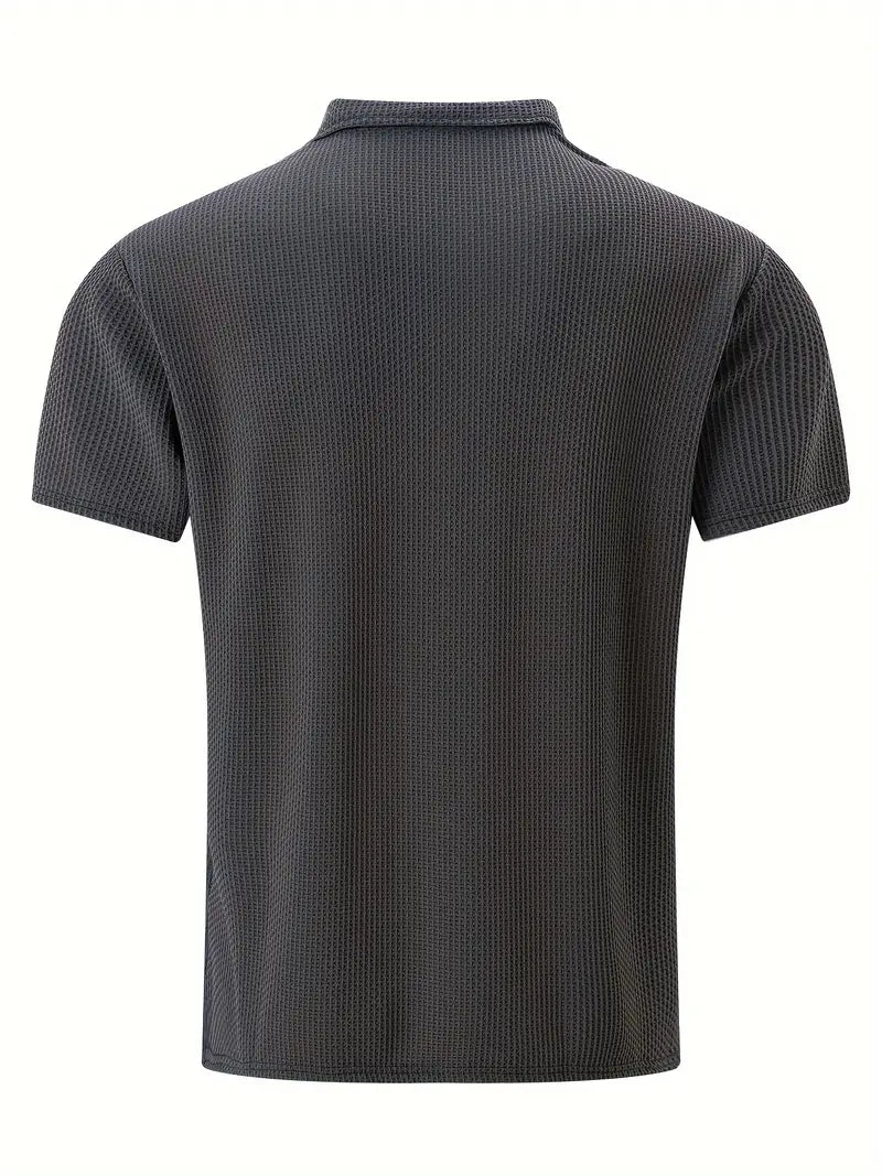 Elian Herren Polohemd | Hochelastische Materialmischung, Kurzarm, Freizeit 8