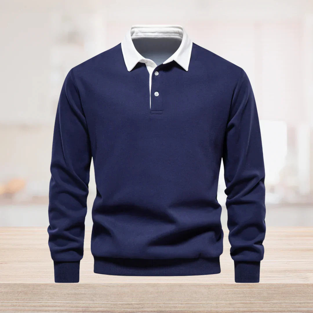 Elvio Herren Poloshirt | Hochwertiger Baumwollmix, Eleganter Stil 0