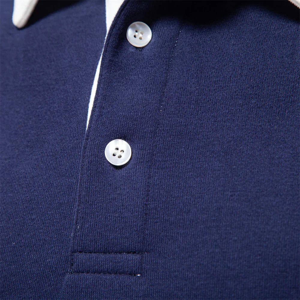 Elvio Herren Poloshirt | Hochwertiger Baumwollmix, Eleganter Stil 4