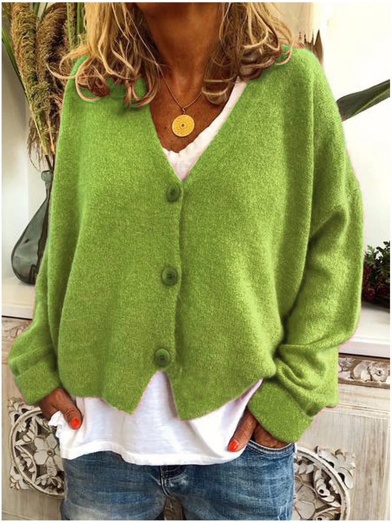 Gera Damen Strickjacke | V-Ausschnitt, Bequem und Vielseitig 3