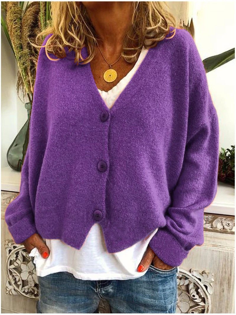 Gera Damen Strickjacke | V-Ausschnitt, Bequem und Vielseitig 4