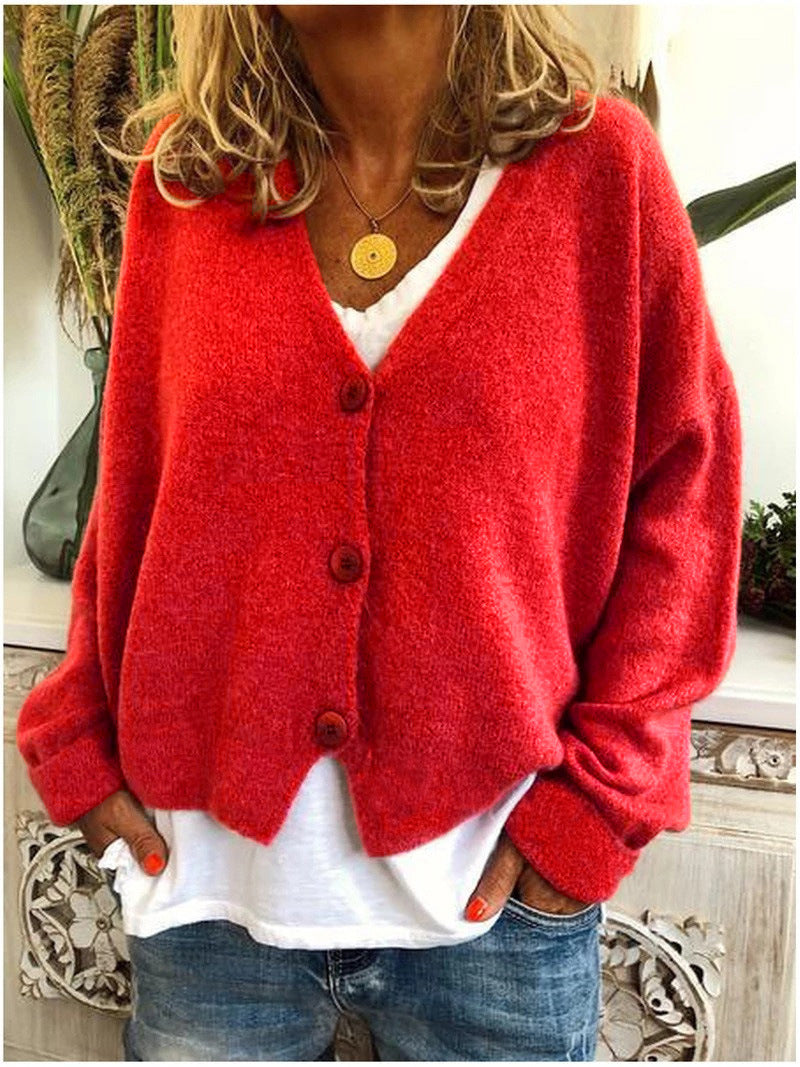 Gera Damen Strickjacke | V-Ausschnitt, Bequem und Vielseitig 5