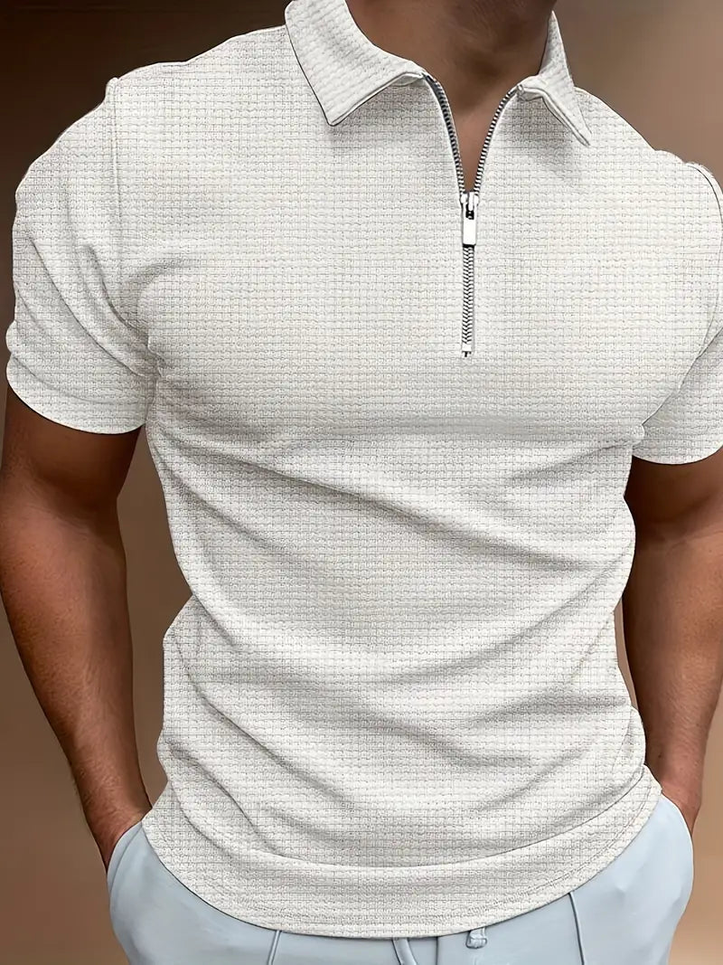 Jaro Herren Poloshirt | Kurzarm mit Reißverschluss, Modernes Design 2