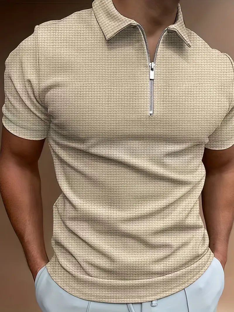 Jaro Herren Poloshirt | Kurzarm mit Reißverschluss, Modernes Design 3