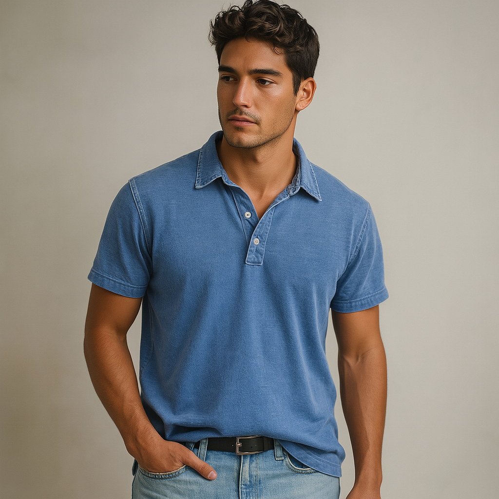 Kian Herren Poloshirt | Vintage-Design, Kurzarm aus Hochwertiger Baumwolle 1