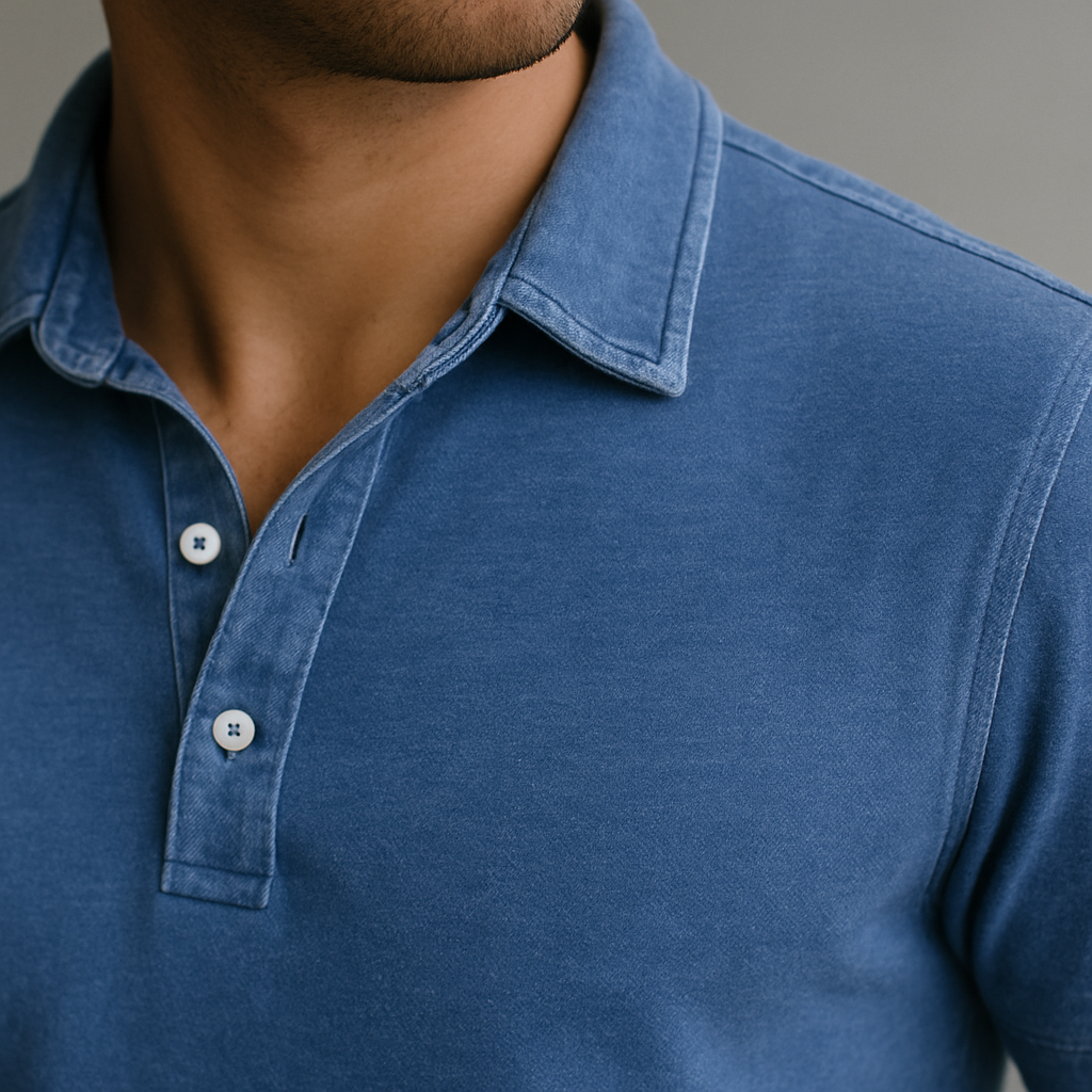 Kian Herren Poloshirt | Vintage-Design, Kurzarm aus Hochwertiger Baumwolle 2
