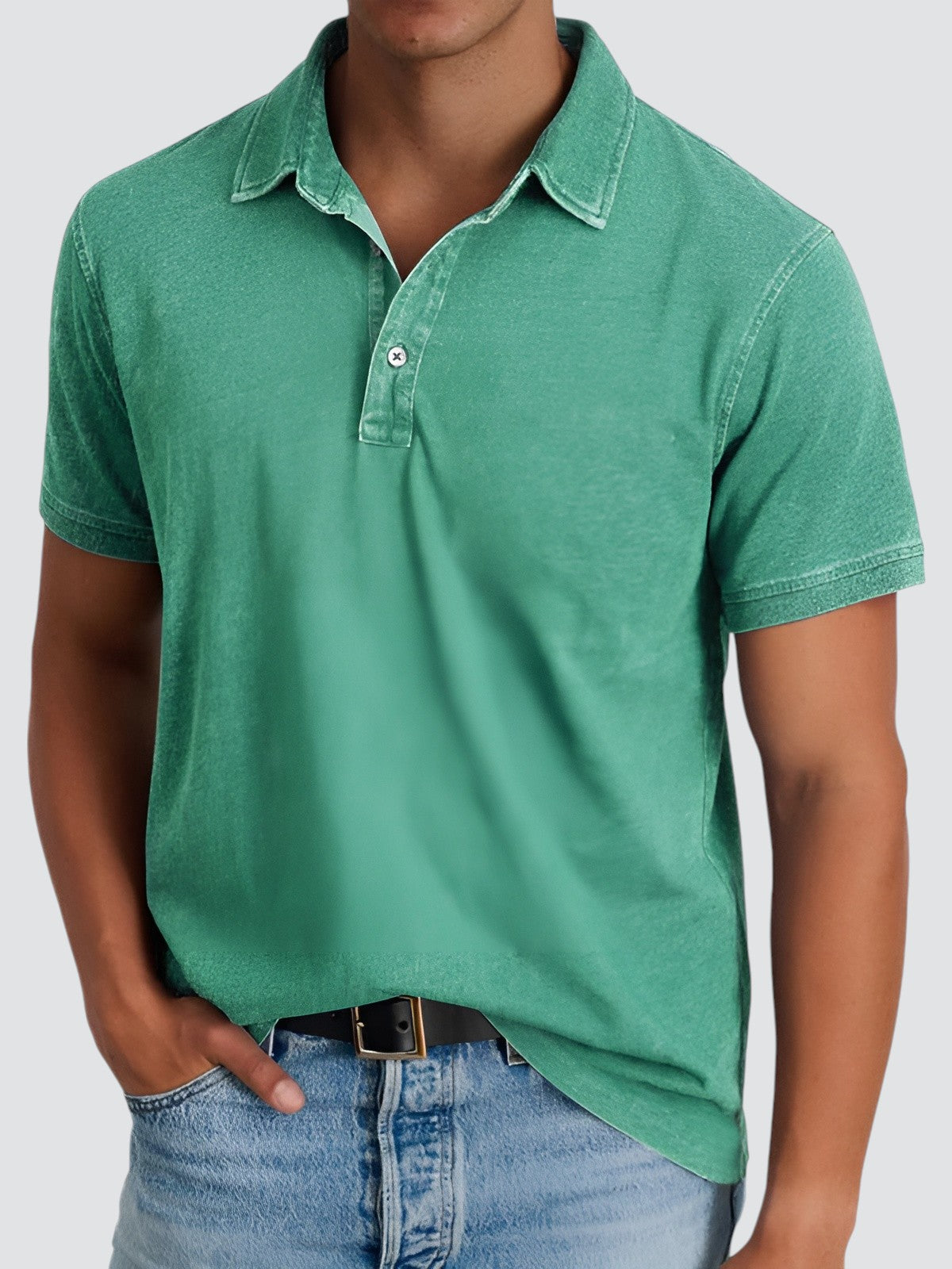 Kian Herren Poloshirt | Vintage-Design, Kurzarm aus Hochwertiger Baumwolle 3