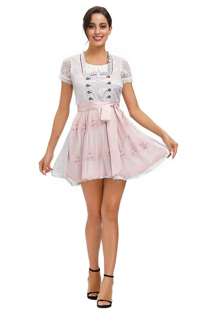 Kyline Damen Dirndl | Baumwollmix, Traditionell & Modern 6