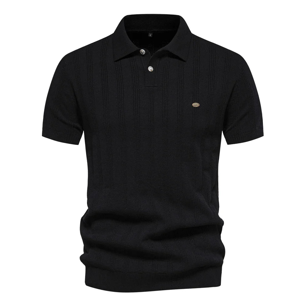 Mavi Herren Poloshirt | Atmungsaktives Rippenstrick, Modern 2