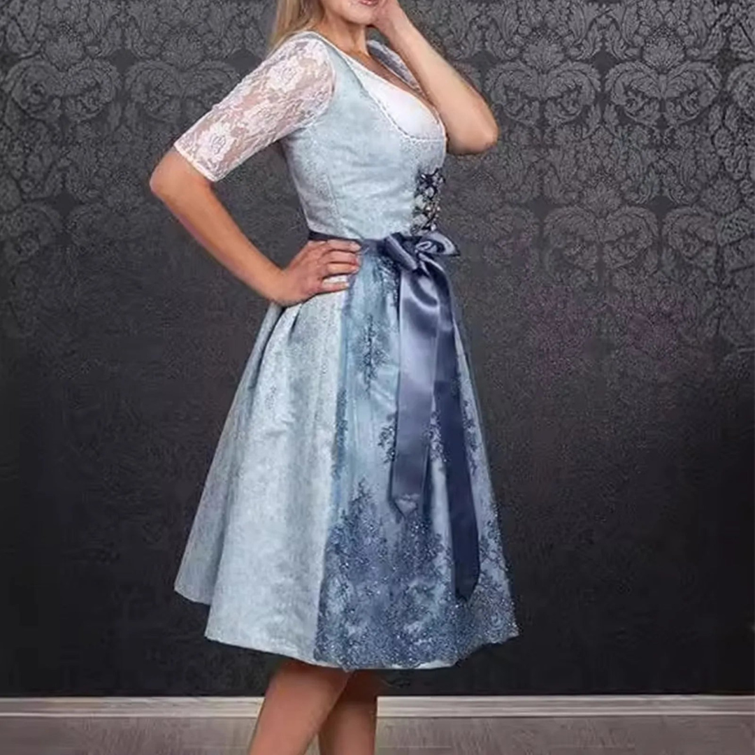 Melin Damen Dirndlkleid | Baumwoll-Mischung, Elegantes Design 1
