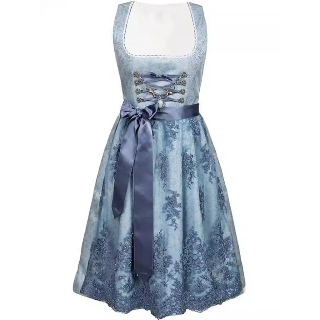 Melin Damen Dirndlkleid | Baumwoll-Mischung, Elegantes Design 3