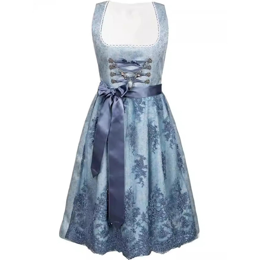 Melin Damen Dirndlkleid | Baumwoll-Mischung, Elegantes Design 3