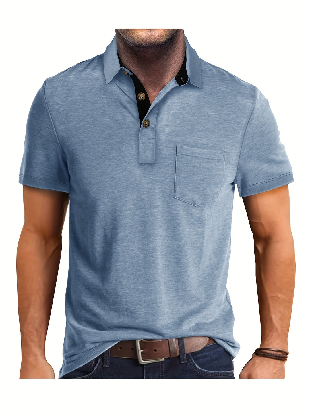 Miro Herren Poloshirt | Atmungsaktive Baumwolle, Kurzarm 0