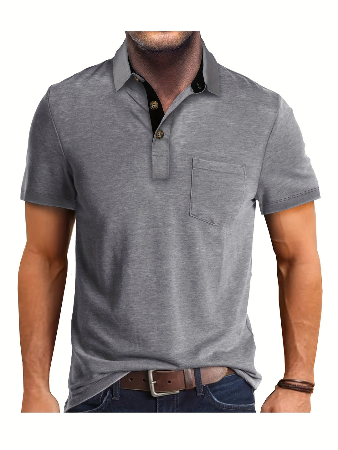 Miro Herren Poloshirt | Atmungsaktive Baumwolle, Kurzarm 1