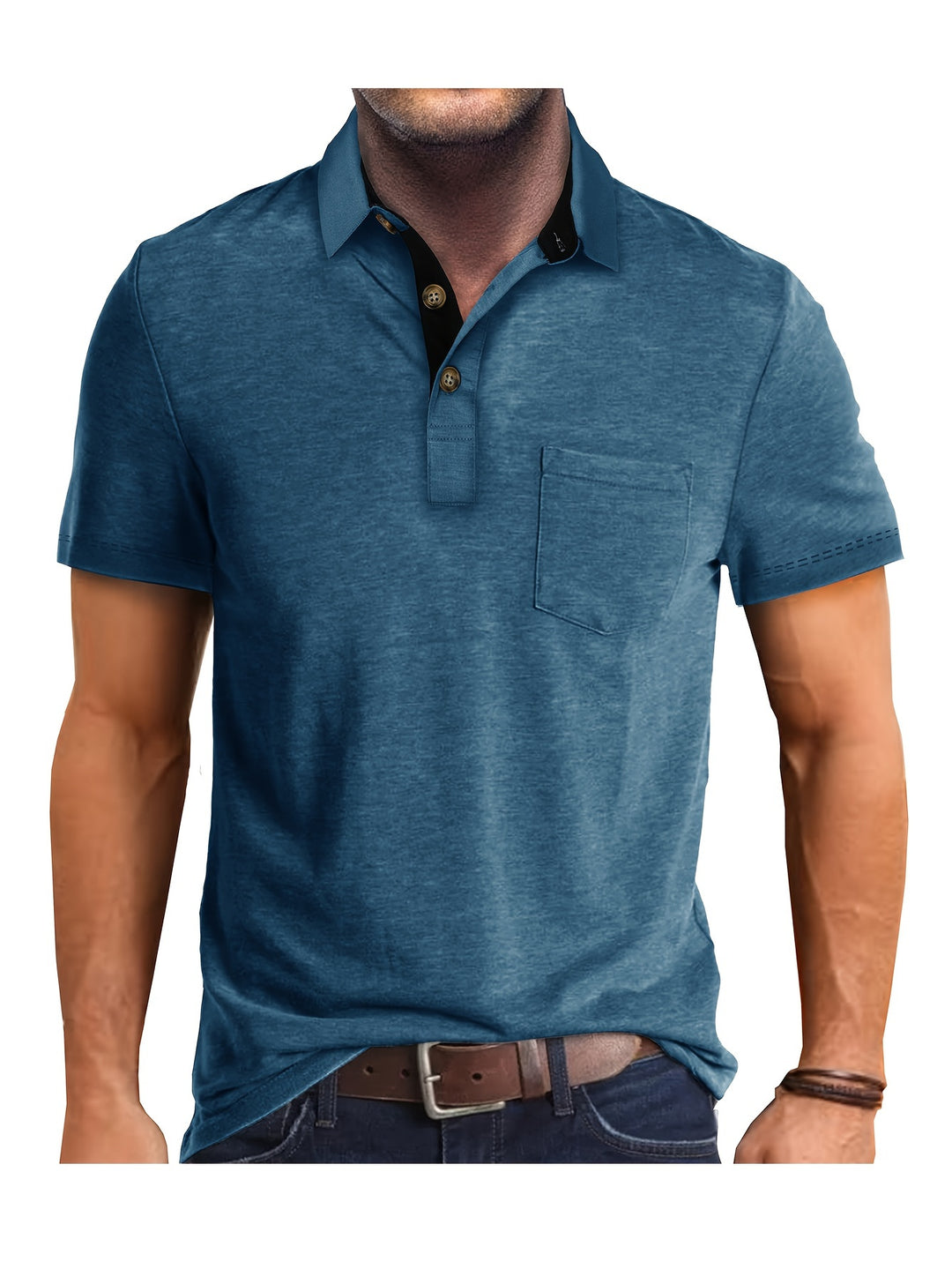 Miro Herren Poloshirt | Atmungsaktive Baumwolle, Kurzarm 3