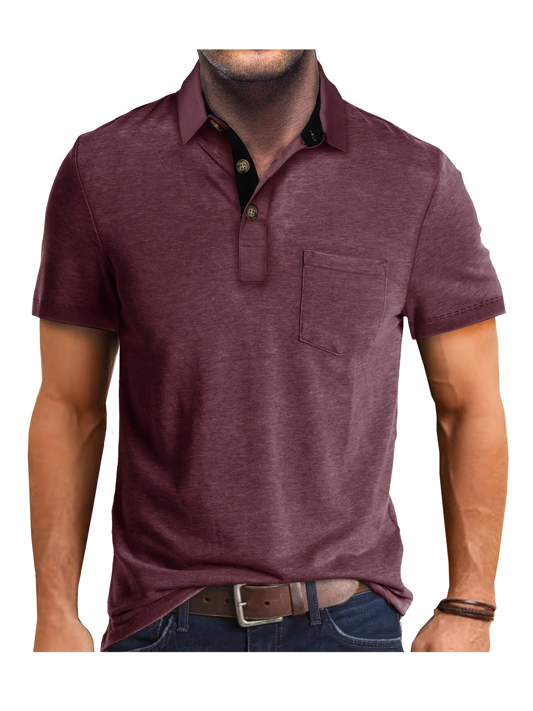 Miro Herren Poloshirt | Atmungsaktive Baumwolle, Kurzarm 7