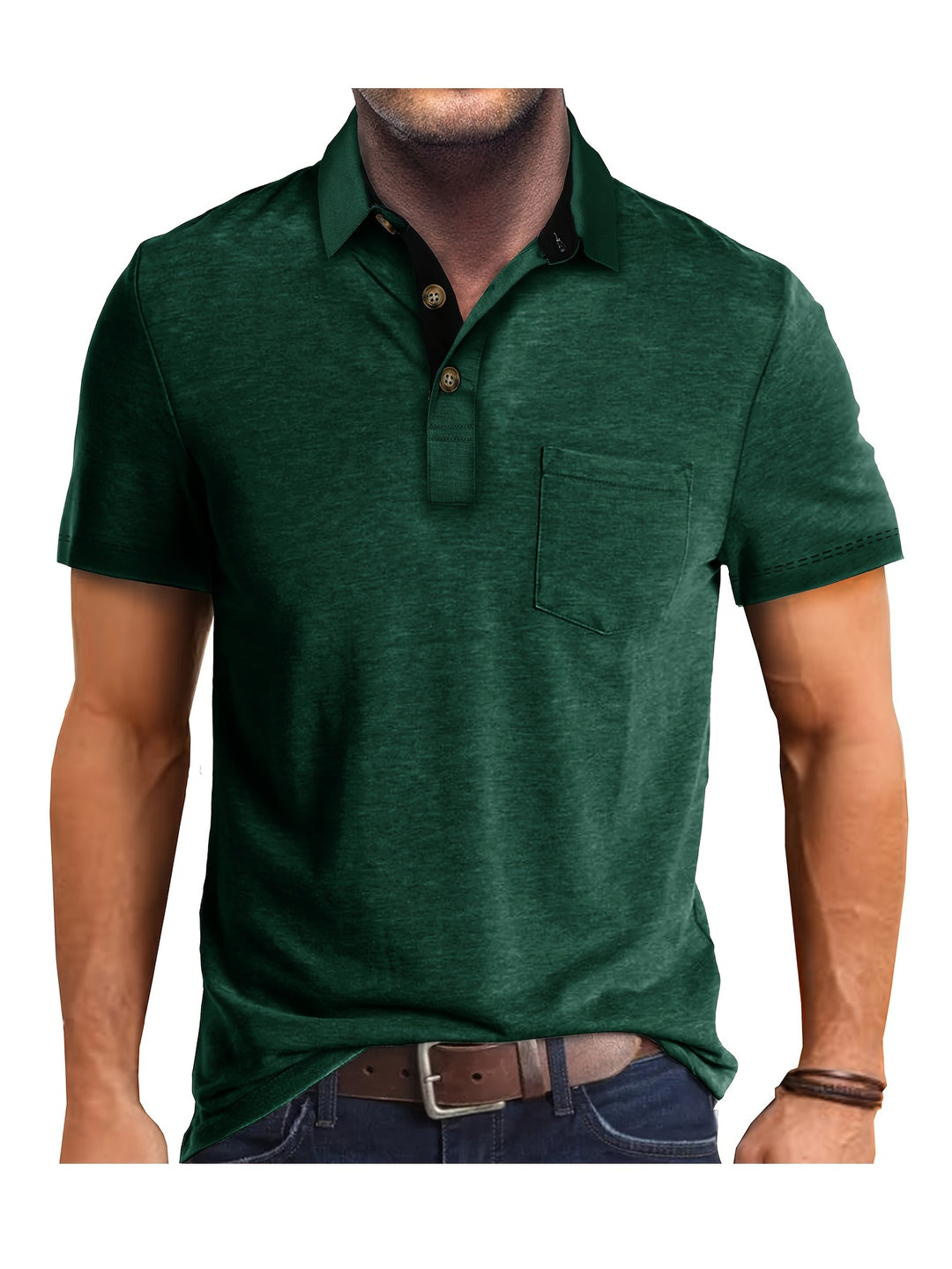 Miro Herren Poloshirt | Atmungsaktive Baumwolle, Kurzarm 8