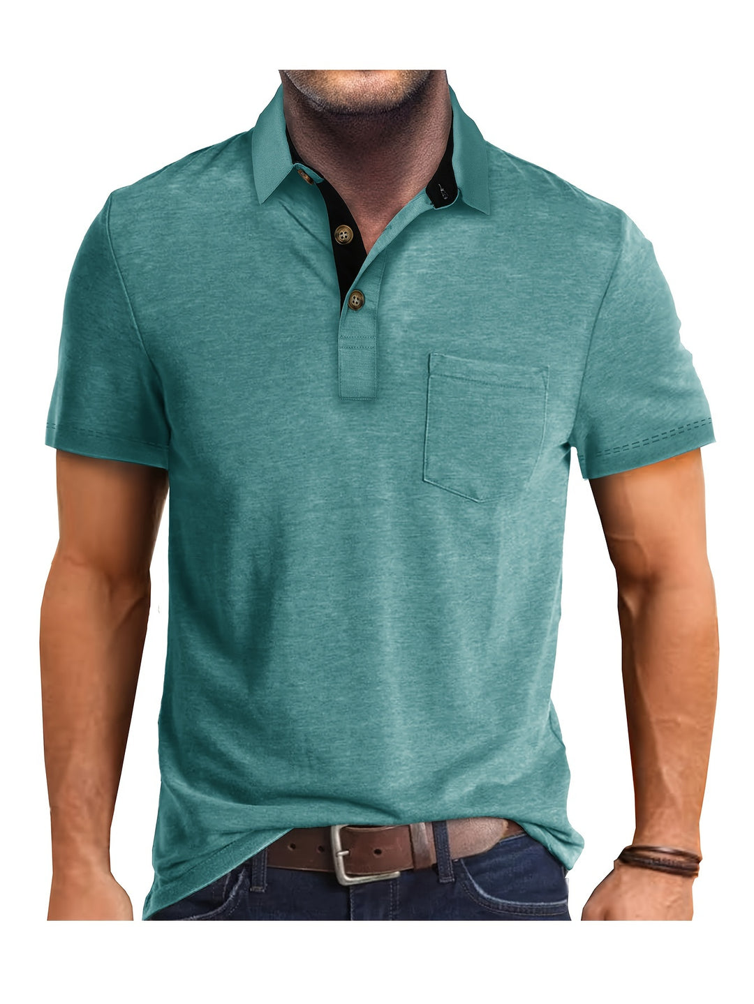 Miro Herren Poloshirt | Atmungsaktive Baumwolle, Kurzarm 9