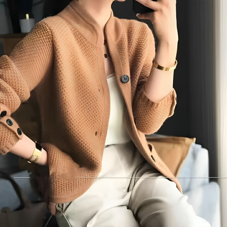 Sarina Damen Strickjacke | Weicher Acryl, Vielseitig 2