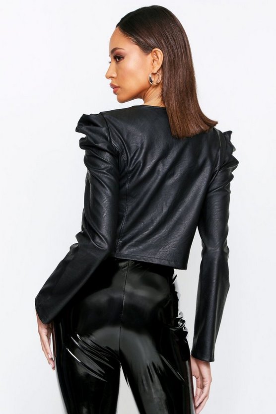 Selina Damen Lederjacke | Hochwertiges Leder, Klassischer Chic, Schwarz 2