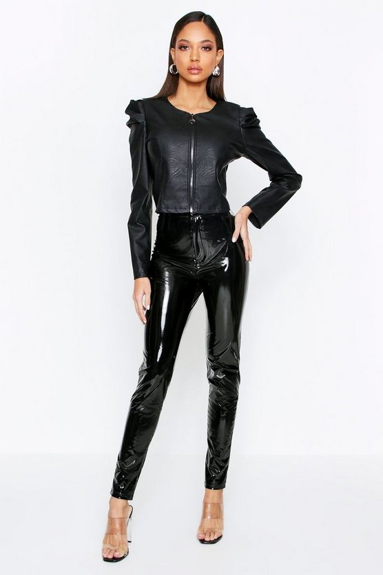 Selina Damen Lederjacke | Hochwertiges Leder, Klassischer Chic, Schwarz 3